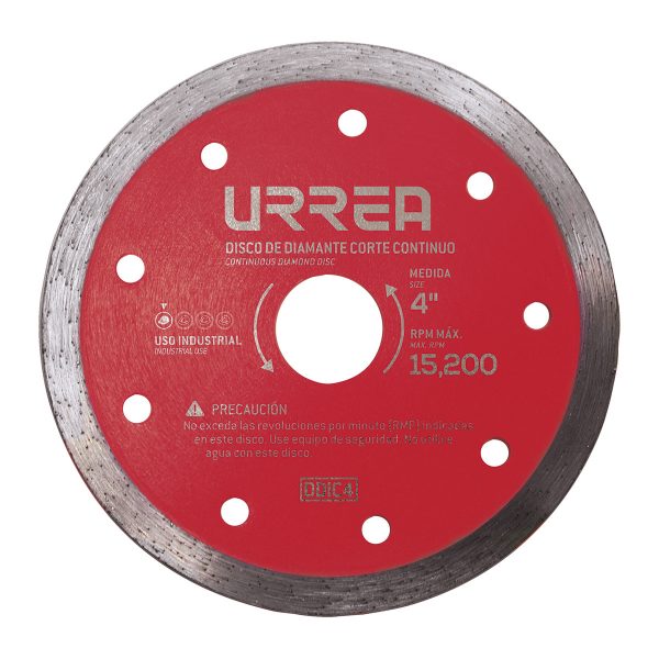 DDIC45.jpg DDIC45 - Disco de diamante continuo, 4-1/2" Urrea