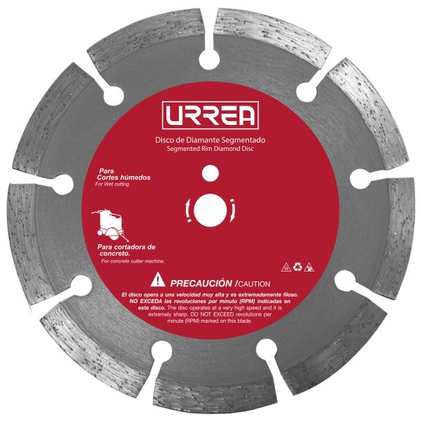 DDIS14 - Disco de diamante para cortadora de concreto, 14" Urrea