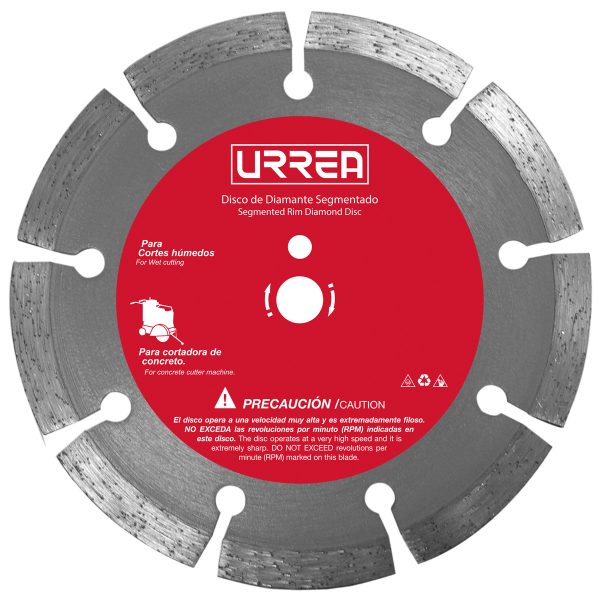 DDIS16 - Disco de diamante para cortadora de concreto, 16" Urrea