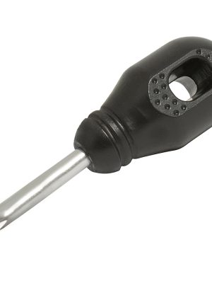 DPR71.jpg DPR71 - Destornillador con mango negro, tipo trompo punta Phillips #2 x 1-3/8" Foy