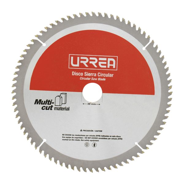 DSA1280.jpg DSA1280 - Disco para sierra circular para corte multi-material 80 dientes, 12" Urrea
