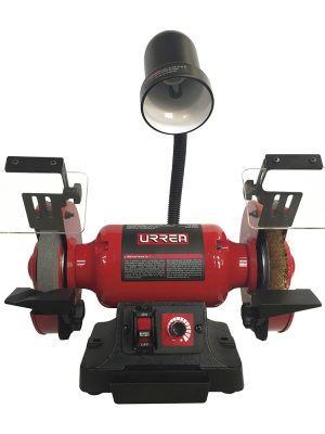 EB1006 - Esmeril de banco con base de acero 6" 1/3 HP 250 W 120 V, 3400 RPM Urrea