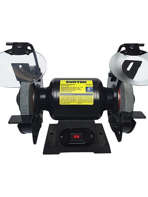 EB506A - Esmeril de banco motor silencioso de inducción 6" 1/2 HP 343 W 120 V, 3450 RPM Surtek