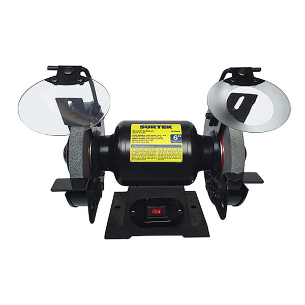 EB506A - Esmeril de banco motor silencioso de inducción 6" 1/2 HP 343 W 120 V, 3450 RPM Surtek