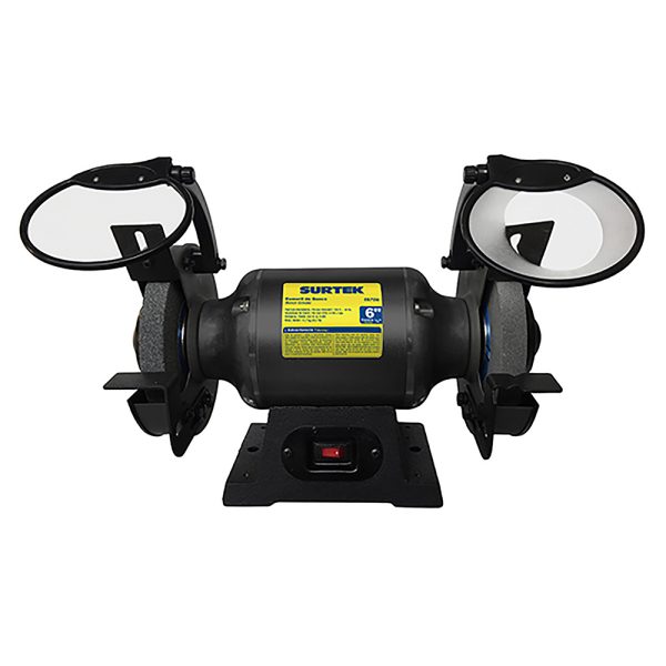 EB706.jpg EB706 - Esmeril de banco motor silencioso de inducción 6" 3/4 HP 550 W 120 V, 3450 RPM Surtek