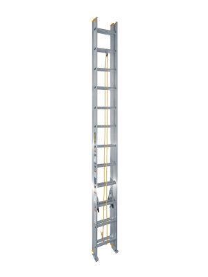 EE24 - Escalera de extensión tipo III de aluminio con 24 peldaños Surtek