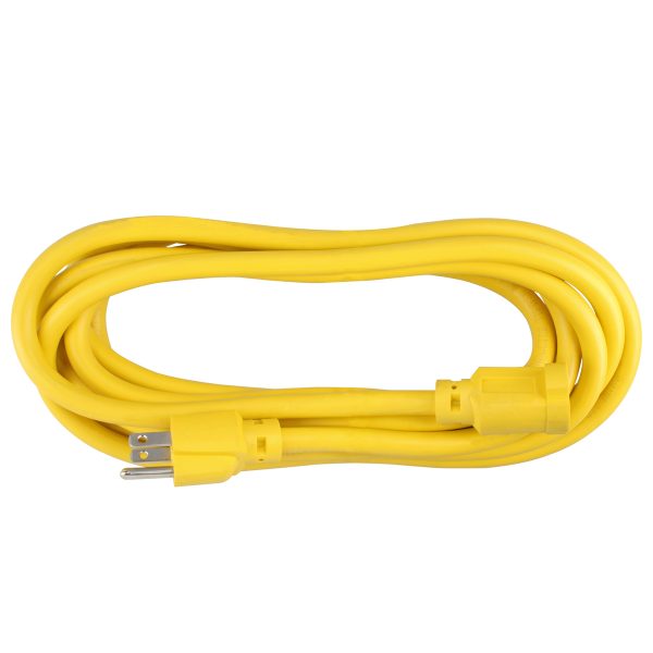 EEX15 - Extensión eléctrica uso extra rudo aterrizada color amarillo, 15 m Surtek