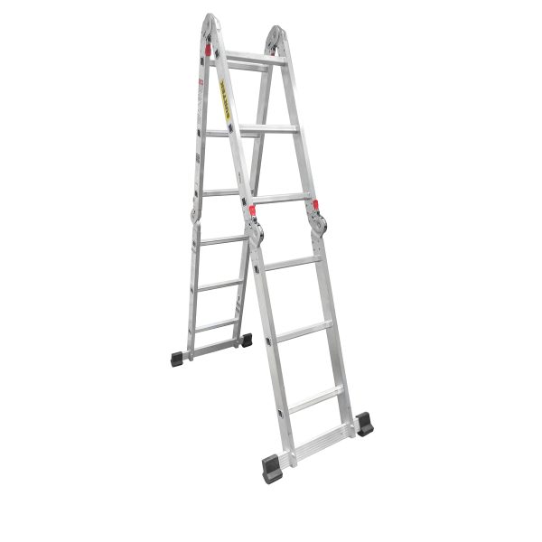 EM12 - Escalera multiposiciones tipo III de aluminio con 12 peldaños Surtek