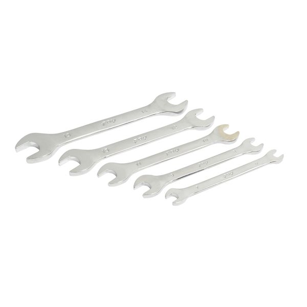 EM5.jpg EM5 - Juego de llaves españolas pulido espejo métricas, 5 piezas en rack Foy