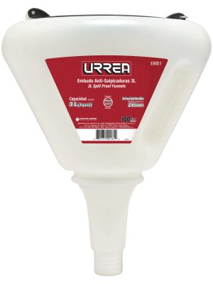 EMB1 - Embudo anti-salpicaduras de polipropileno 3 Lt Urrea