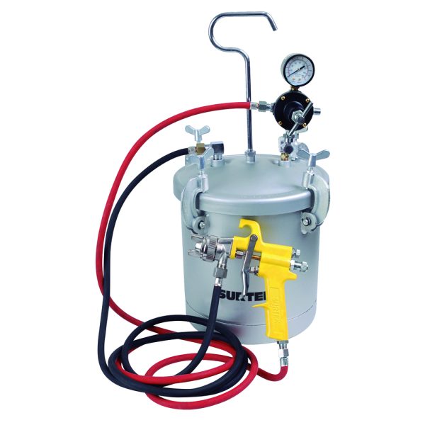 EPP10.jpg EPP10 - Equipo industrial para pintar, capacidad 10 Lt, 72 PSI Surtek