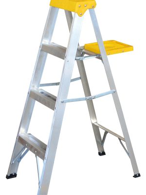 ET3.jpg ET3 - Escalera de tijera tipo III de aluminio y tapa plástica con 3 peldaños Surtek