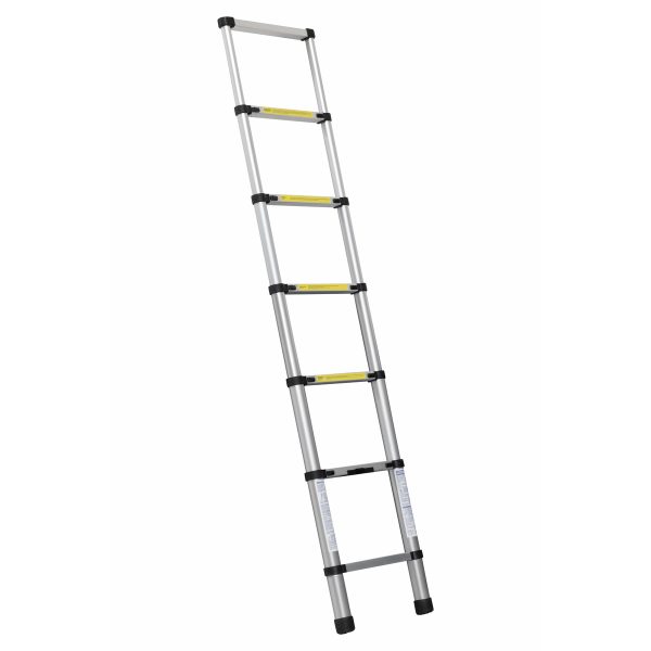 ETE7 - Escalera telescopica de aluminio con 7 peldaños Surtek