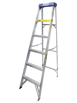 ETF5.jpg ETF5 - Escalera de tijera tipo III de aluminio y tapa plástica con 5 peldaños Foy