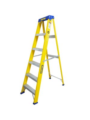 ETFV25.jpg ETFV25 - Escalera de tijera tipo II de fibra de vidrio con 5 peldaños Surtek