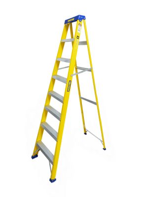 ETFV27.jpg ETFV27 - Escalera de tijera tipo II de fibra de vidrio con 7 peldaños Surtek