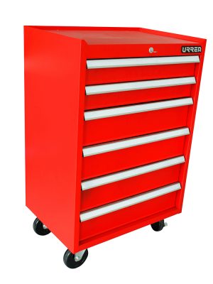 EX27M6.jpg EX27M6 - Gabinete móvil 6 gavetas color rojo serie EX 27" Urrea