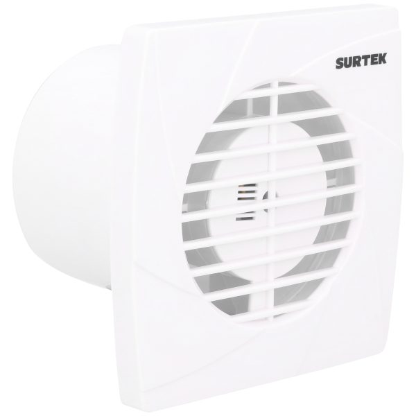 EXAD4 - Extractor de aire domestico 4", 1.5m2 de alcance, 12 w, 44 m3/h, 40dB Surtek