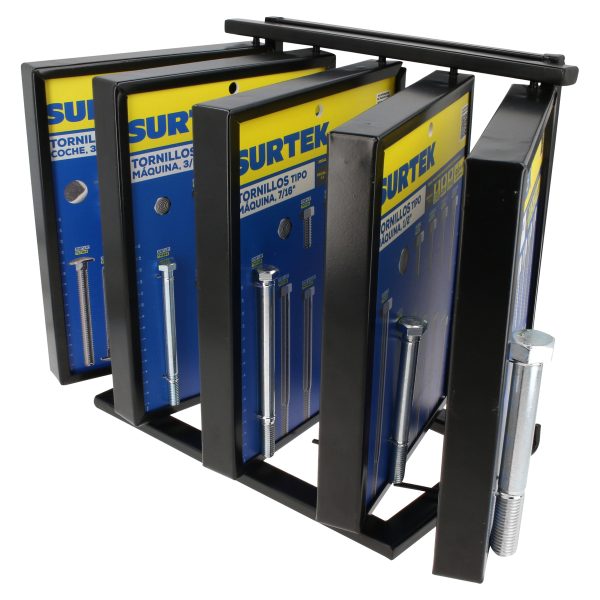 EXMUE - Exhibidor de mostrador para muestrarios 34 x 33 x 26 cm Surtek