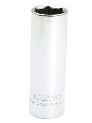 F4412HLM.jpg F4412HLM - Dado largo cuadro de 1/4", 6 puntas, métrico, 12 mm Surtek