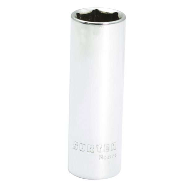 F4414HLM.jpg F4414HLM - Dado largo cuadro de 1/4", 6 puntas, métrico, 14 mm Surtek