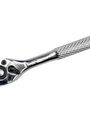 F4449 - Matraca reversible cromada, quick release, para dado cuadro de 1/4" Surtek