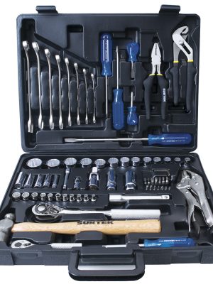F4458AM.jpg F4458AM - Juego combinado de herramienta 70 piezas, estuche plástico Surtek