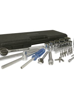 F4458M.jpg F4458M - Juego combinado de herramienta 50 piezas, estuche plástico Surtek