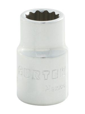 F5108.jpg F5108 - Dado cuadro de 3/8", 12 puntas, en pulgadas, 1/4" Surtek