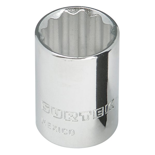 F5116 - Dado cuadro de 3/8", 12 puntas, en pulgadas, 1/2" Surtek