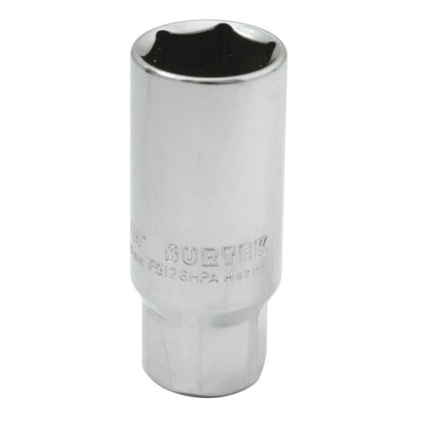 F5126HPA.jpg F5126HPA - Dado para bujía con neopreno en pulgadas, cuadro 3/8", 6 puntas, 13/16" Surtek