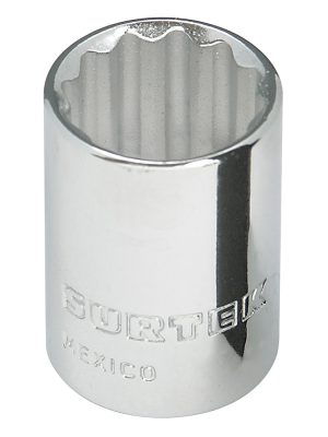 F5130 - Dado cuadro de 3/8", 12 puntas, en pulgadas, 15/16" Surtek