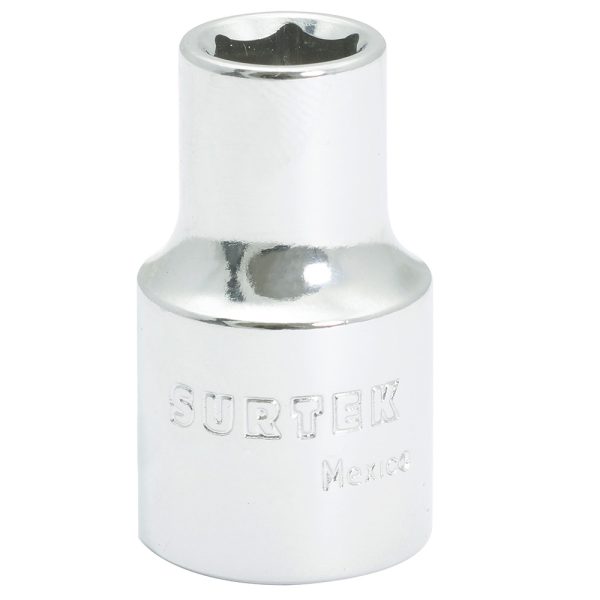 F5810HM - Dado cuadro de 1/2", 6 puntas, métrico, 10 mm Surtek