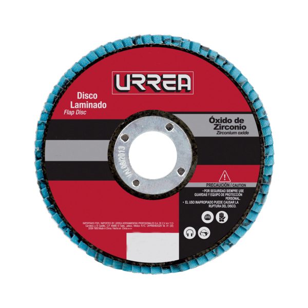 FD454 - Disco laminado tipo 29 grano 40, 4-1/2" Urrea