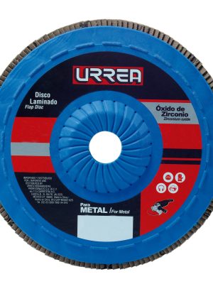 FD454P.jpg FD454P - Disco laminado tipo 27 grano 40 con respaldo plástico, 4-1/2" Urrea