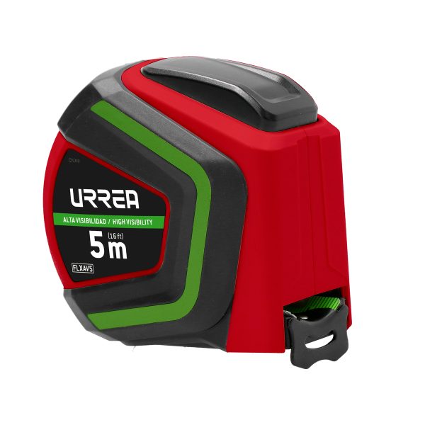 FLXAV5.jpg FLXAV5 - Flexómetro alta visibilidad 5 m Urrea