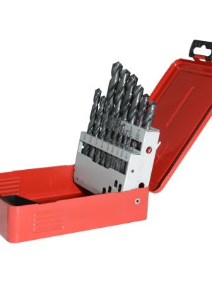 G5115.jpg G5115 - Juego de brocas negras de acero de alta velocidad zanco recto, 15 piezas Urrea