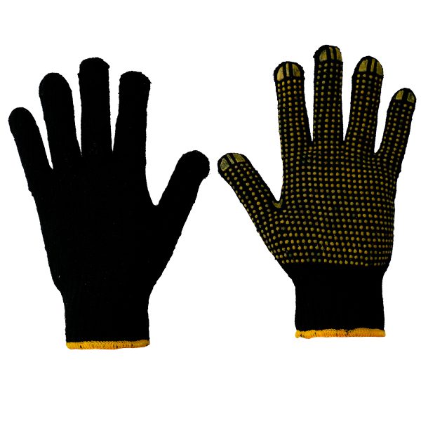 GAPM - Guantes de algodón con puntos de PVC M Surtek