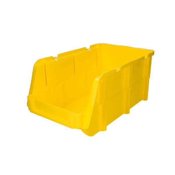 GAVA3 - Gaveta plástica pico de pato color amarillo 14" x 8" x 7" Surtek