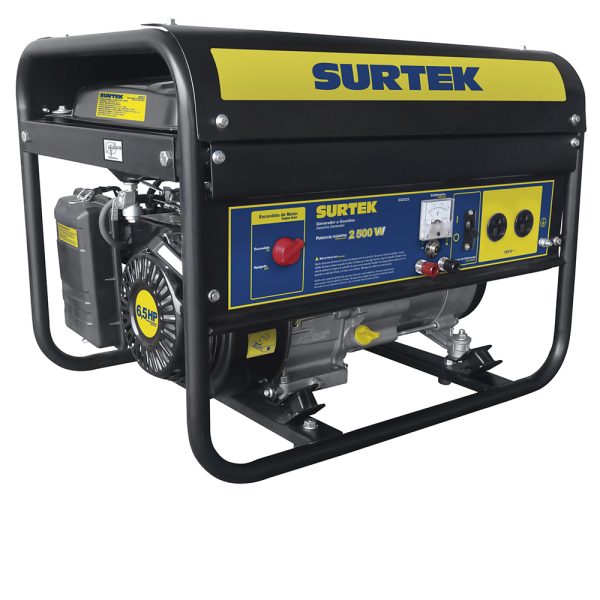 GG525 - Generador a gasolina 2500 W, 196 cc, voltaje de salida 120 V Surtek