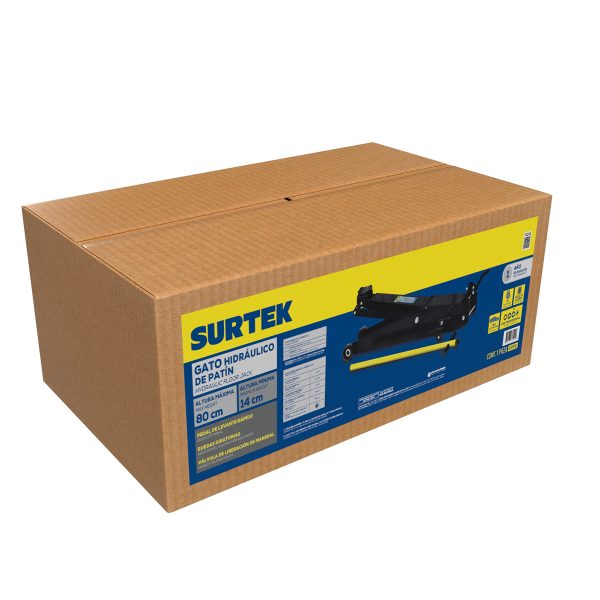 GPP2_e.jpg GPP2 - Gato hidráulico de patín con mango de grip plástico antiderrapante, 2 ton Surtek