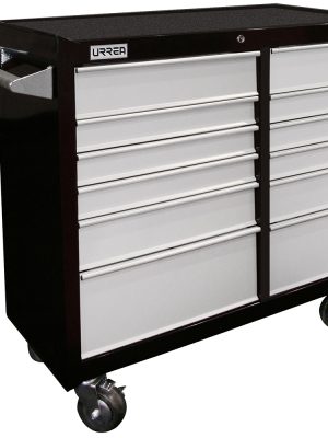 H41M12.jpg H41M12 - Gabinete móvil 12 gavetas color negro serie H 41" Urrea