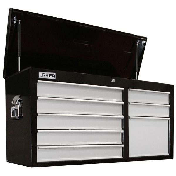 H41S8 - Gabinete superior 8 gavetas color negro serie H 41" Urrea