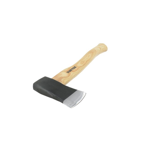 HC 1 1/2 - Hacha cazadora con cabeza forjada en acero con mango de madera 14", 1-1/2 lb Surtek