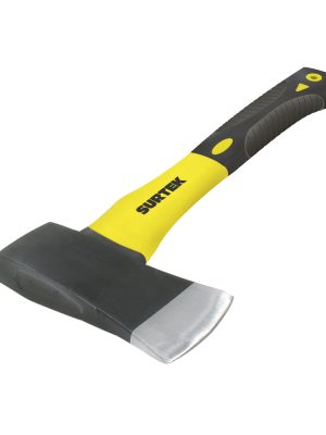 HC1 1/2F - Hacha cazadora con cabeza forjada en acero con mango de fibra de vidrio 14", 1-1/2 lb Surtek