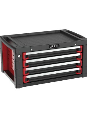 HD28S4 - Gabinete superior 4 gavetas color rojo y negro serie HD 28" Urrea