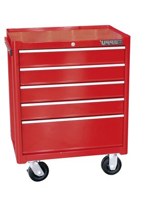 I27M5.jpg I27M5 - Gabinete móvil con 5 gavetas color rojo 27" serie I Urrea