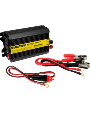 IC6400.jpg IC6400 - Inversor de corriente 12 V DC - 120 V AC, 400 W Surtek