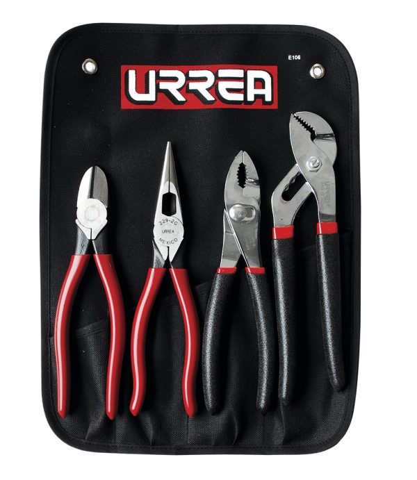 J200G - Juego combinado de pinzas, 4 piezas Urrea
