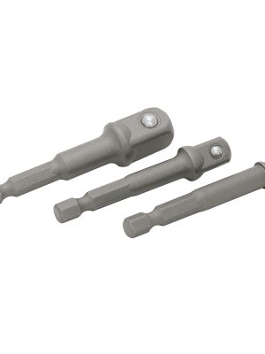 J500 - Juego de adaptadores para dados, varios cuadros, 3 piezas en blíster Urrea